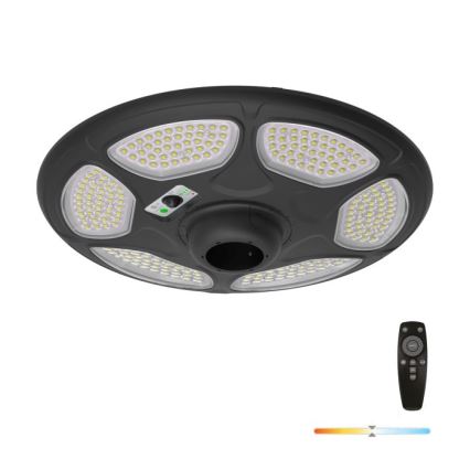 LED solárna pouličná lampa so senzorom SOLSUMI LED/25W/3,2V IP54 25000 mAh + diaľkové ovládanie