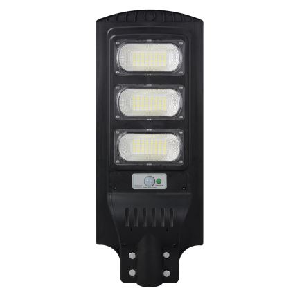 LED Solárna pouličná lampa so senzorom STREET LED/10W/3,2V 10000 mAh IP65 + diaľkové ovládanie
