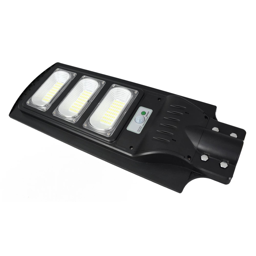 LED Solárna pouličná lampa so senzorom STREET LED/10W/3,2V 10000 mAh IP65 + diaľkové ovládanie