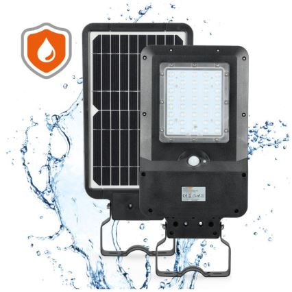 LED solárna pouličná lampa so senzorom STREET LED/15W/7,4V 4000K IP65 5400 mAh