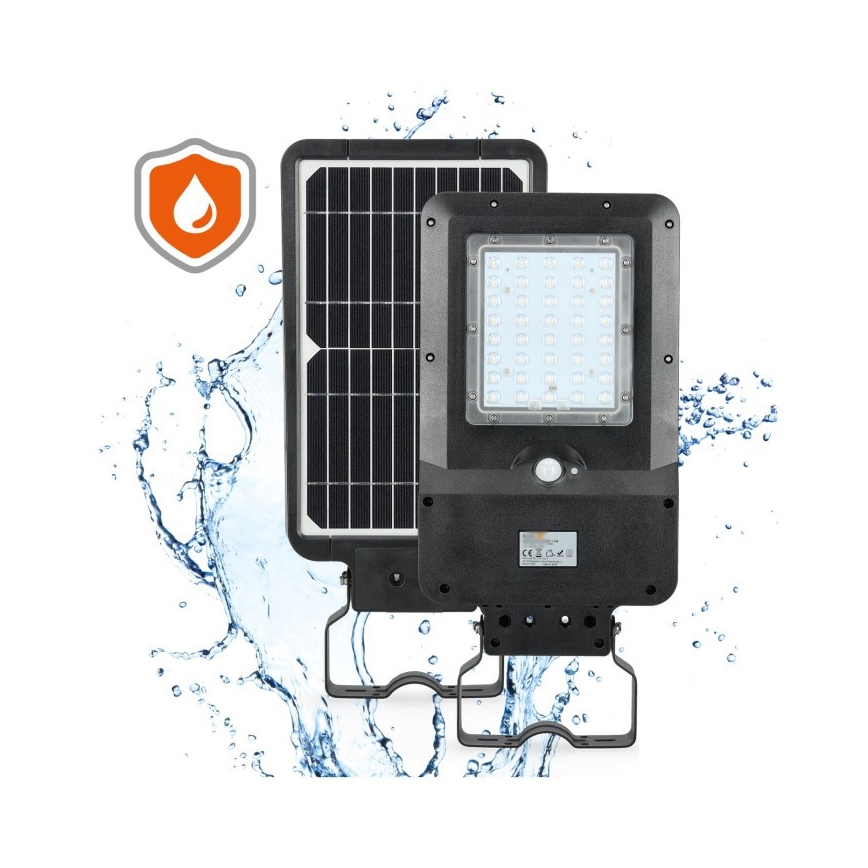 LED solárna pouličná lampa so senzorom STREET LED/15W/7,4V 4000K IP65 5400 mAh