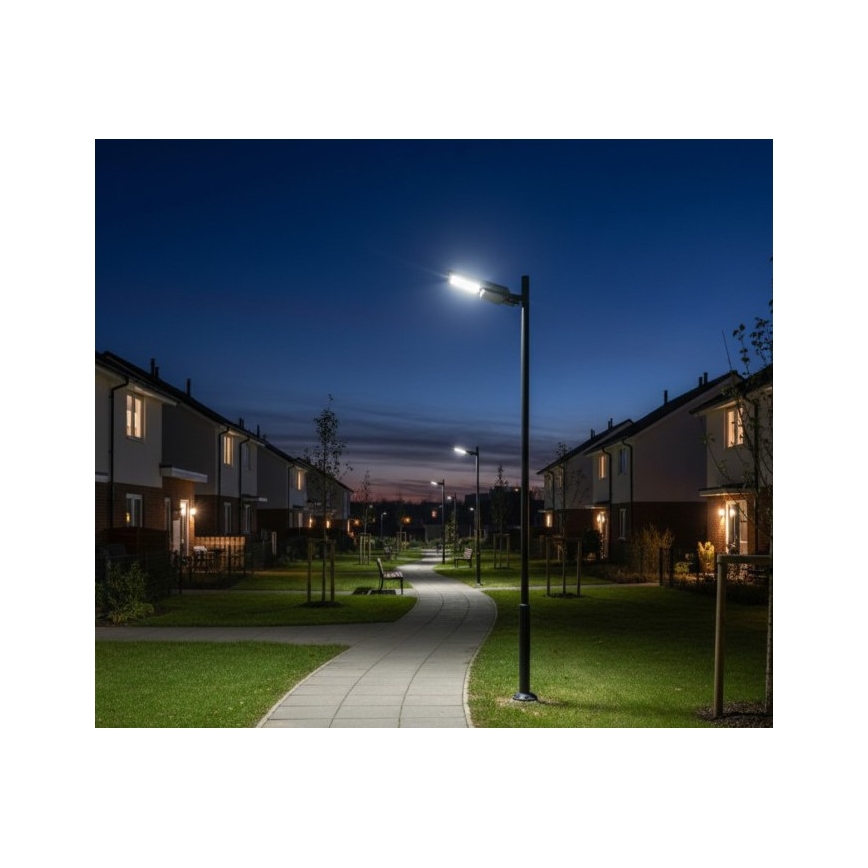LED solárne pouličné svietidlo so senzorom STREET LED/20W/7,4V 3000/4000/6000K IP65 5400 mAh