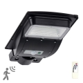 LED Solárna pouličná lampa so senzorom STREET LED/3W/3,2V 5000 mAh IP65 + diaľkové ovládanie