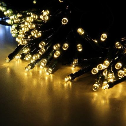 LED Solárna reťaz SHINE 100xLED/1,2V 400 mAh 11, 9 m IP44