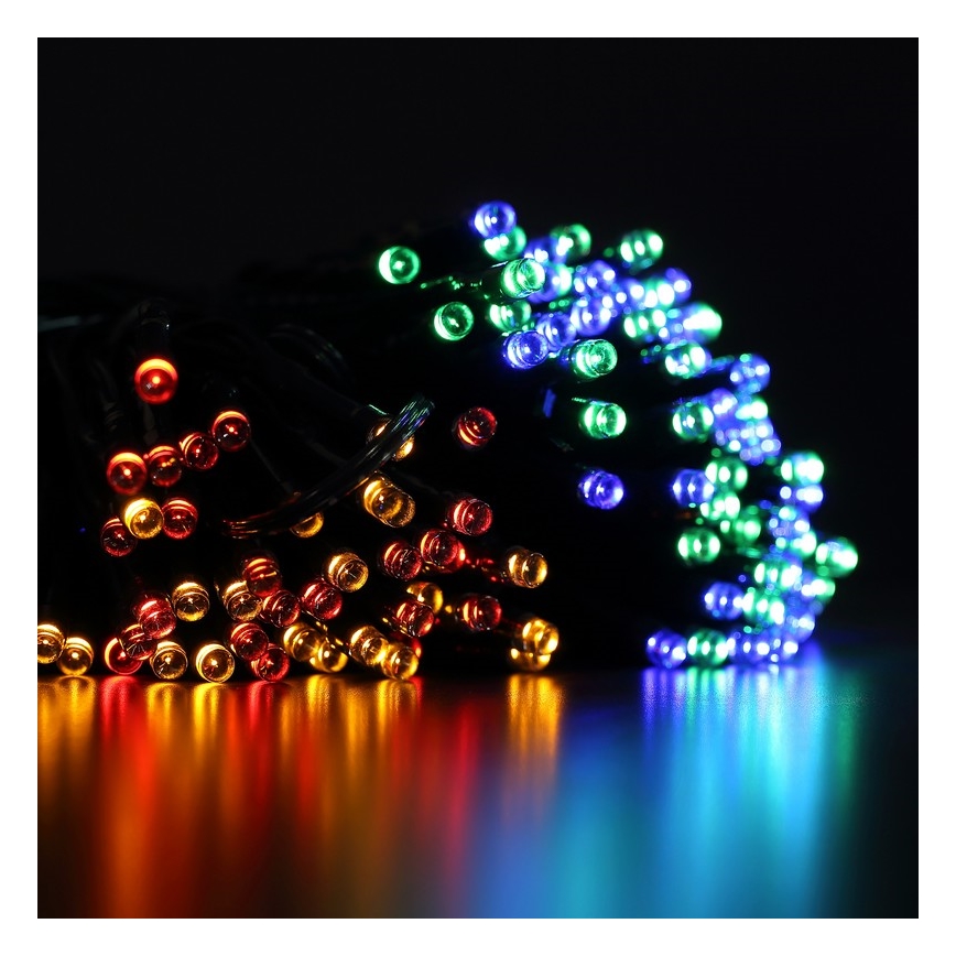 LED Solárna reťaz SHINE MULTI 100xLED/1,2V 11,9 m IP44