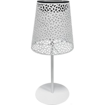 LED Solárna stolná lampa LUVETRA LED/1xAA 4000K IP44 200 mAh biela