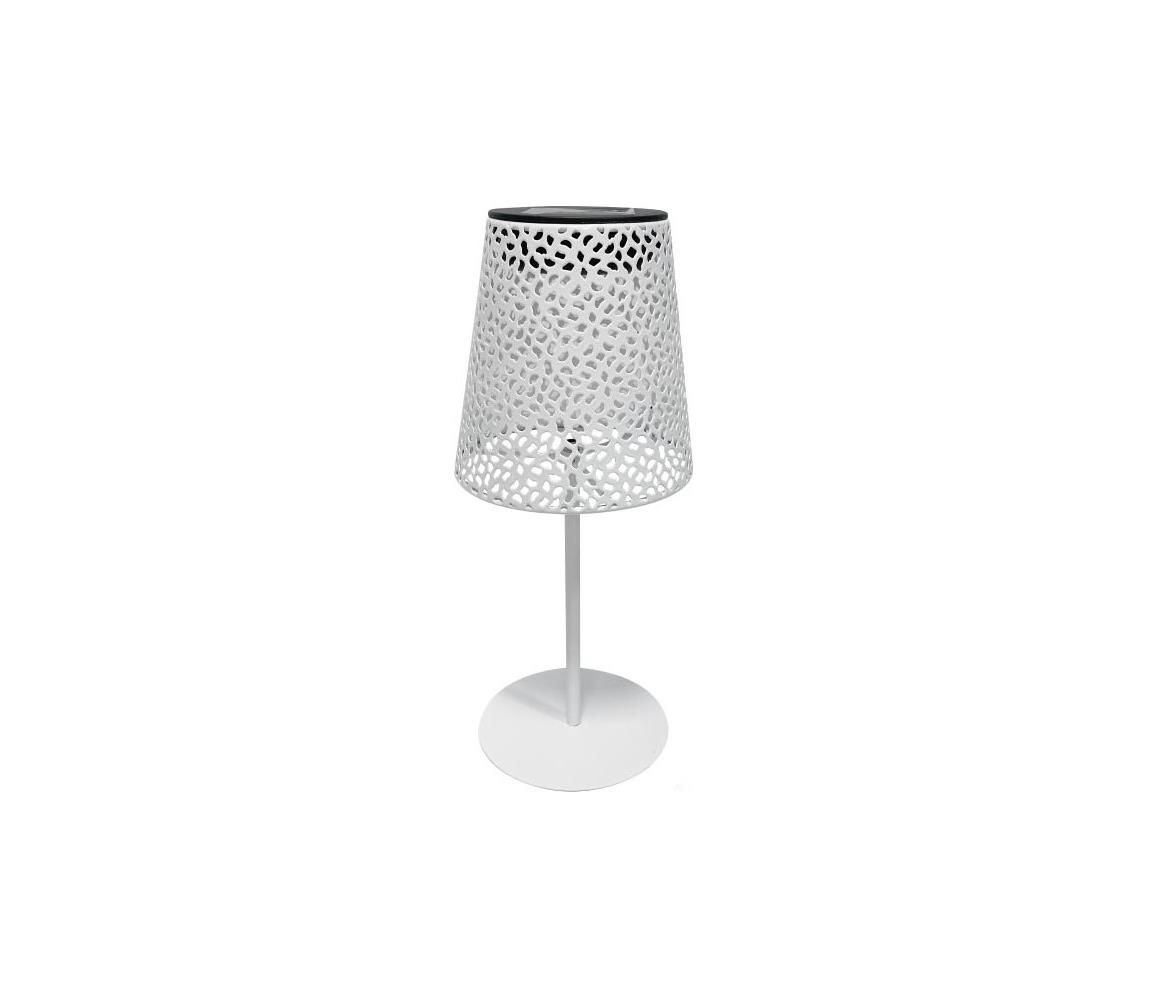 LED Solárna stolná lampa LUVETRA LED/1xAA 4000K IP44 200 mAh biela 004510