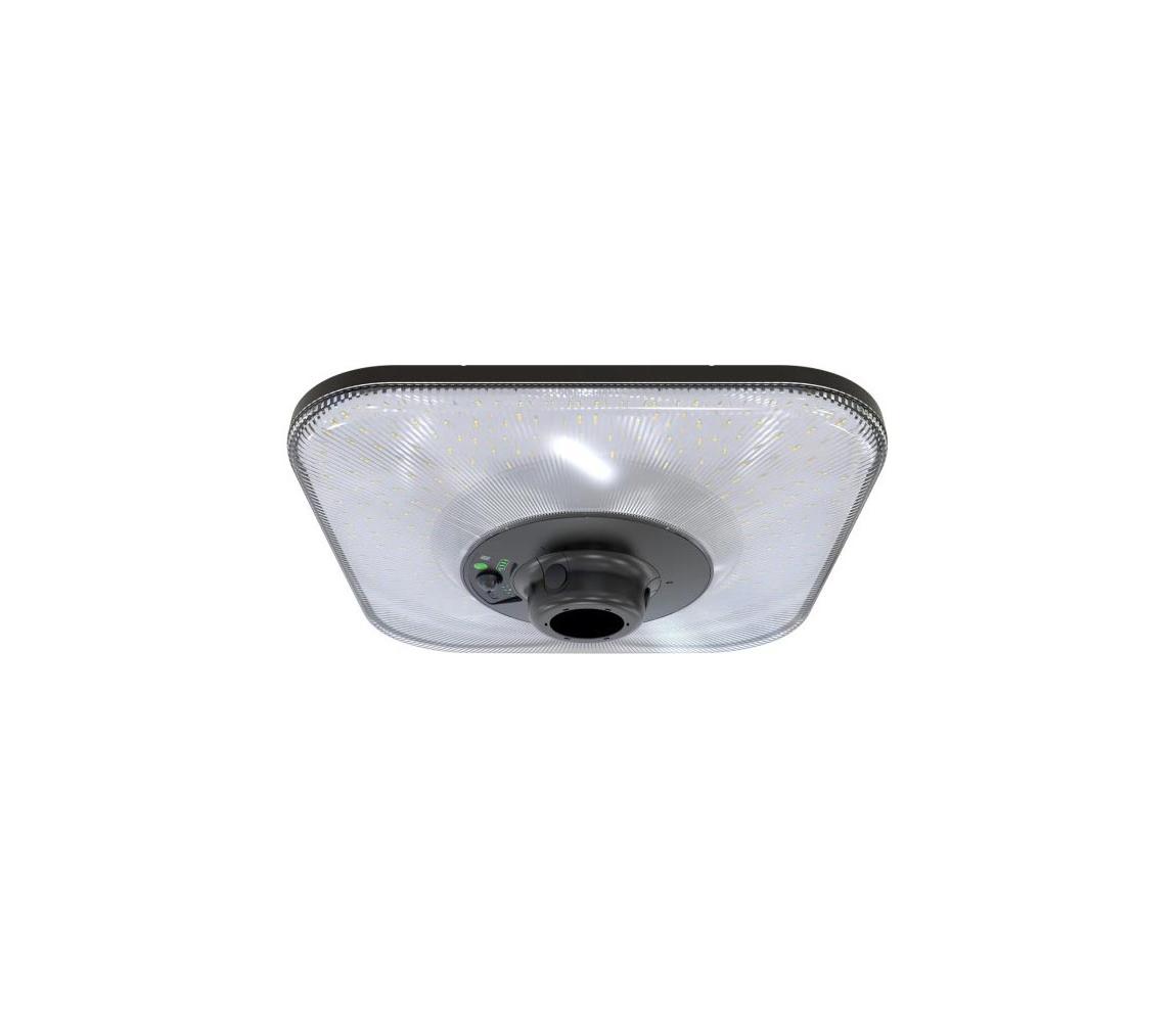 LED solárna ulicná lampa so senzorom SOLSUMI LED/25W/3,2V IP54 24000 mAh + diaľkový ovládač 004612