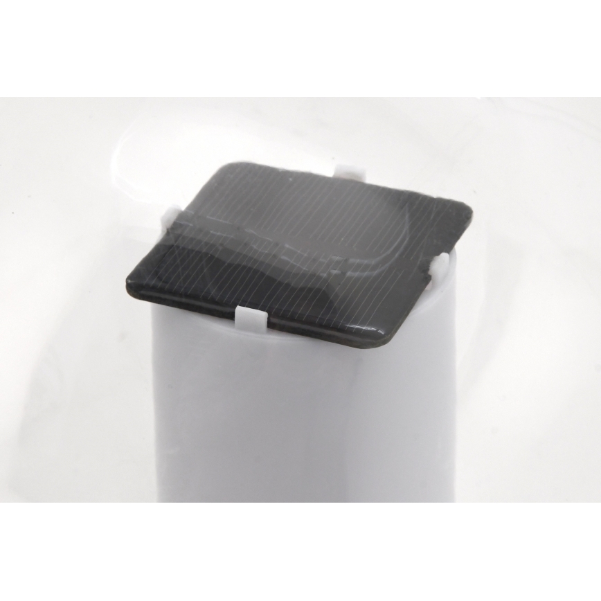 LED Solárna vodeodolná lampa LED/900mAh IP68 biela