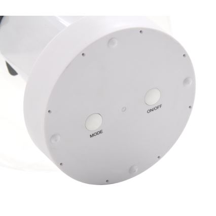 LED Solárna vodeodolná lampa LED/900mAh IP68 biela