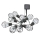 LED Solárna vonkajší reťaz 10xLED/1,2V 300 mAh 3,8 m IP44