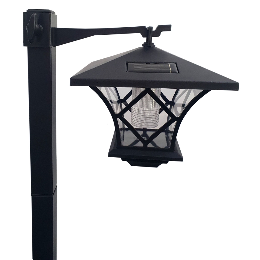 LED Solárna vonkajšia lampa 3v1 LED/1,2V IP44 čierna