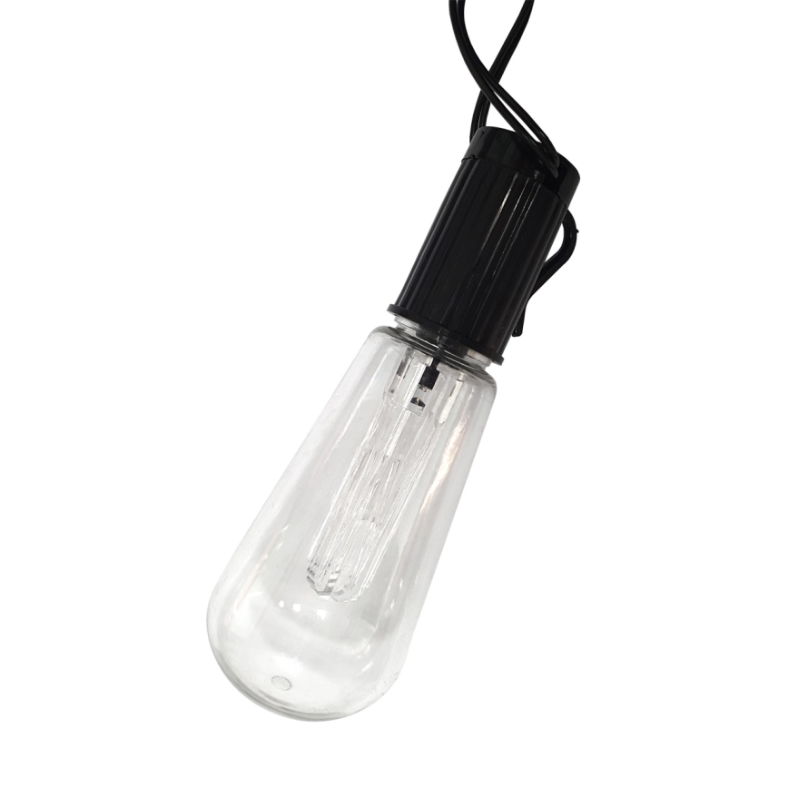 LED Solárna vonkajšia reťaz 10xLED/1,2V 300 mAh 2,2 m IP44
