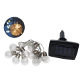 LED Solárna vonkajšia reťaz 10xLED/1,2V 300 mAh 2,2 m IP44