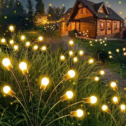 LED Solárne dekoračné svietidlo 6xLED/1,2V 3000K 73 cm 600 mAh IP44
