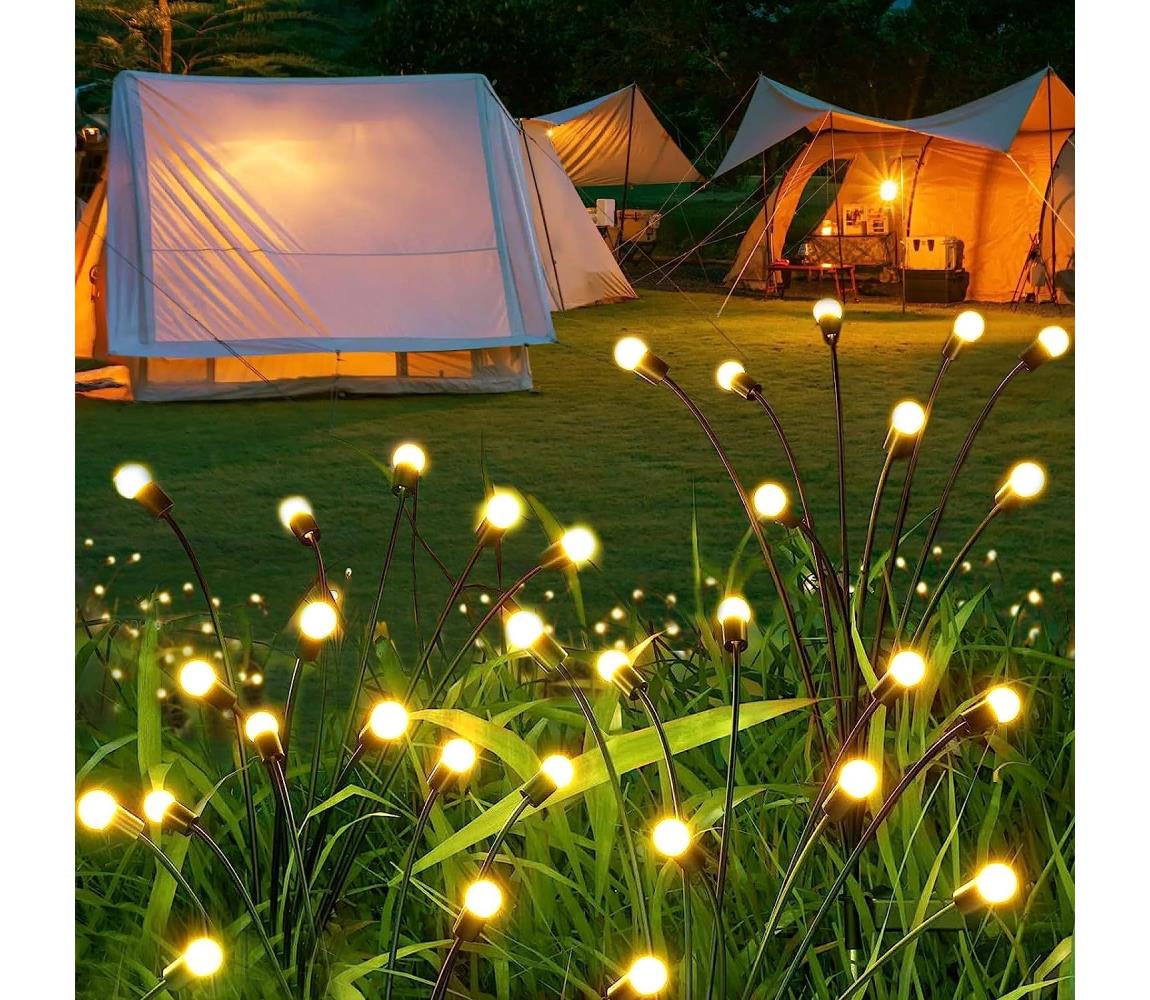 LED Solárne dekoračné svietidlo 6xLED/1,2V 3000K 73 cm IP44