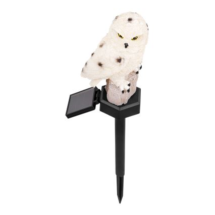 LED Solárne dekoratívne svietidlo so senzorom 6xLED/1,2V 3000K 40 cm 600 mAh IP44 sova