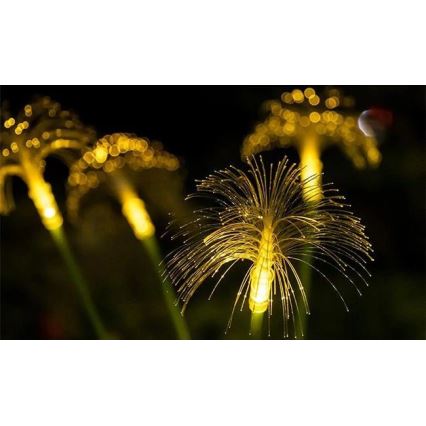 LED Solárne dekoračné svietidlo so senzorom 6xLED/1,2V 3000K 77 cm 600 mAh IP44