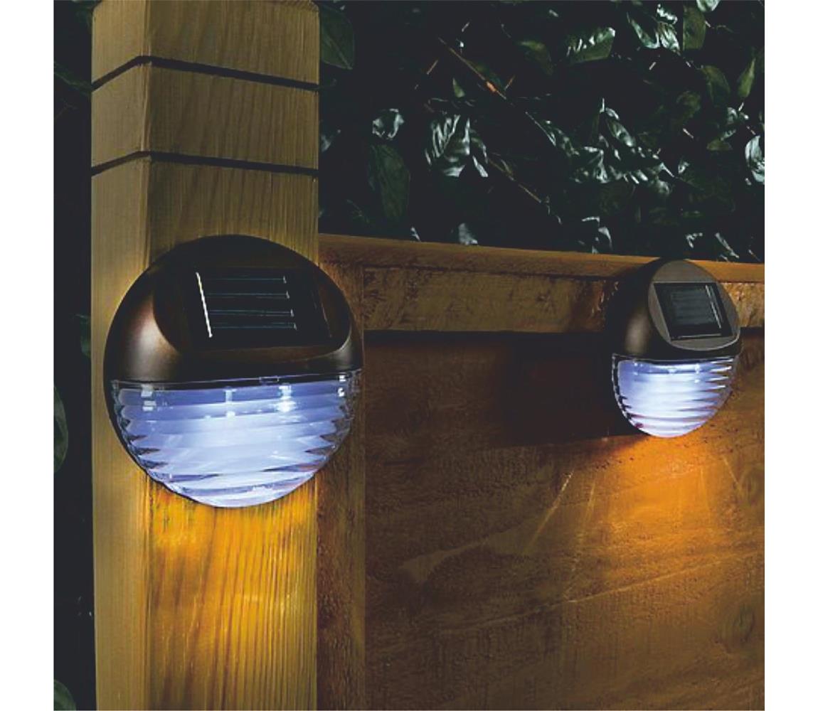 LED Solárne nástenné svietidlo LED/1,2V IP44