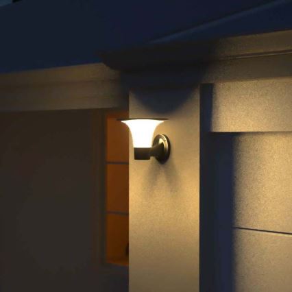 LED Solárne nástenné svietidlo so senzorom LED/15W/3,2V 4000K/6000K IP65 6000 mAh