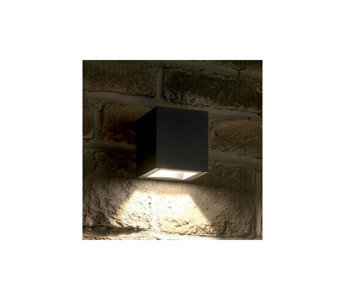 LED solárne nástenné svietidlo QUERK LED/1,2V 3000/4000K IP54 800 mAh 004518