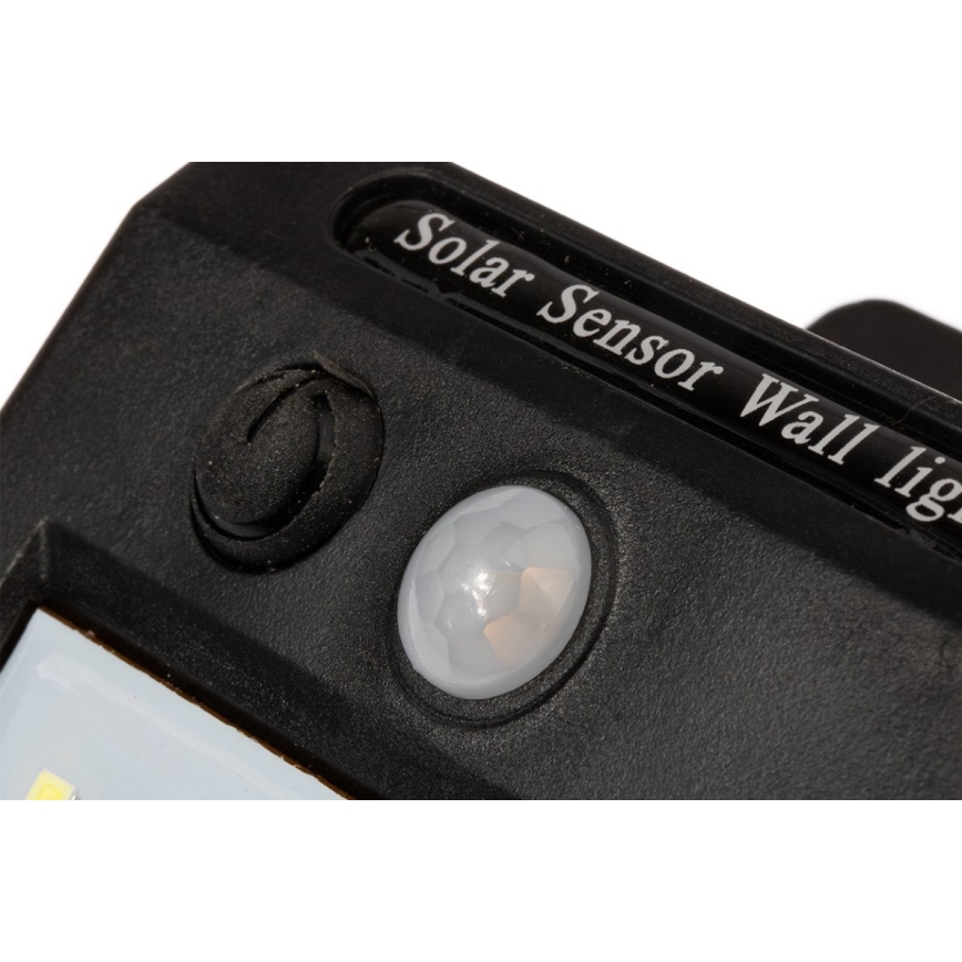 LED Solárne nástenné svietidlo so senzorom LED/0,55W/3,7V 1200 mAh IP65