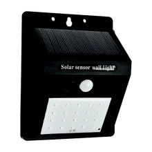 LED Solárne nástenné svietidlo so senzorom LED/0,55W/3,7V 6500K IP65