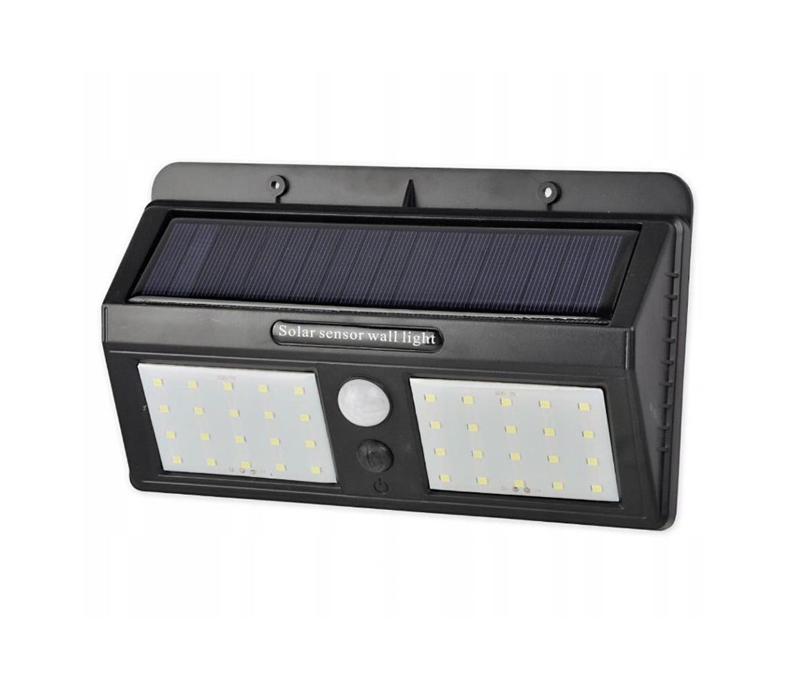 LED solárne nástenné svietidlo so senzorom LED/1,2W/3,7V 1200 mAh IP44 SOLAR 2