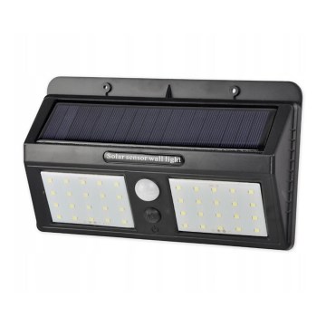 LED solárne nástenné svietidlo so senzorom LED/1,2W/3,7V 1200 mAh IP54
