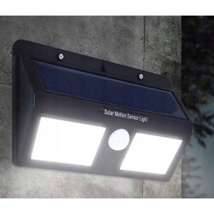 LED solárne nástenné svietidlo so senzorom LED/1,2W/3,7V 1200 mAh IP54