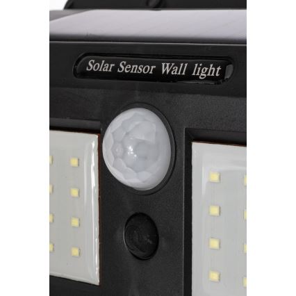 LED solárne nástenné svietidlo so senzorom LED/1,2W/3,7V 1200 mAh IP54