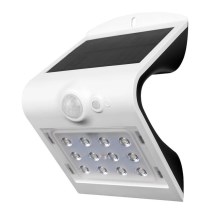 LED Solárne nástenné svietidlo so senzorom LED/1.5W/3,7V IP65