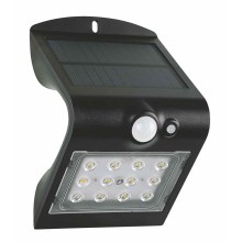 LED Solárne nástenné svietidlo so senzorom LED/1,5W IP65