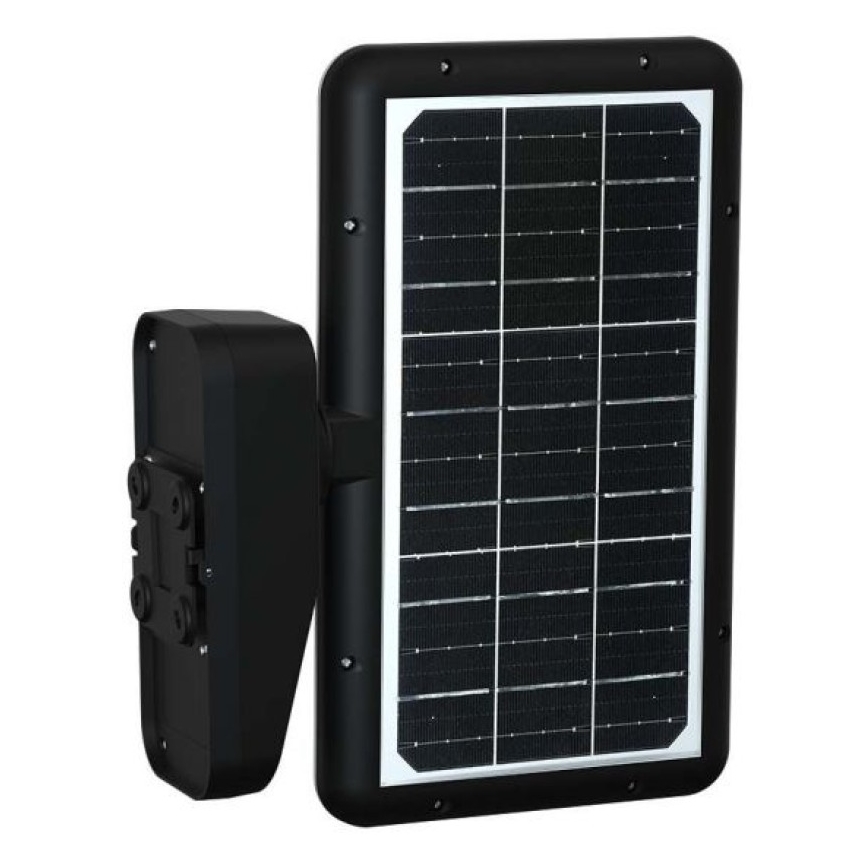 LED Solárne nástenné svietidlo so senzorom LED/15W/3,2V 4000K/6000K IP65 čierna