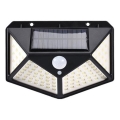 LED solárne nástenné svietidlo so senzorom LED/1W/3,7V 6500K IP44 1200 mAh