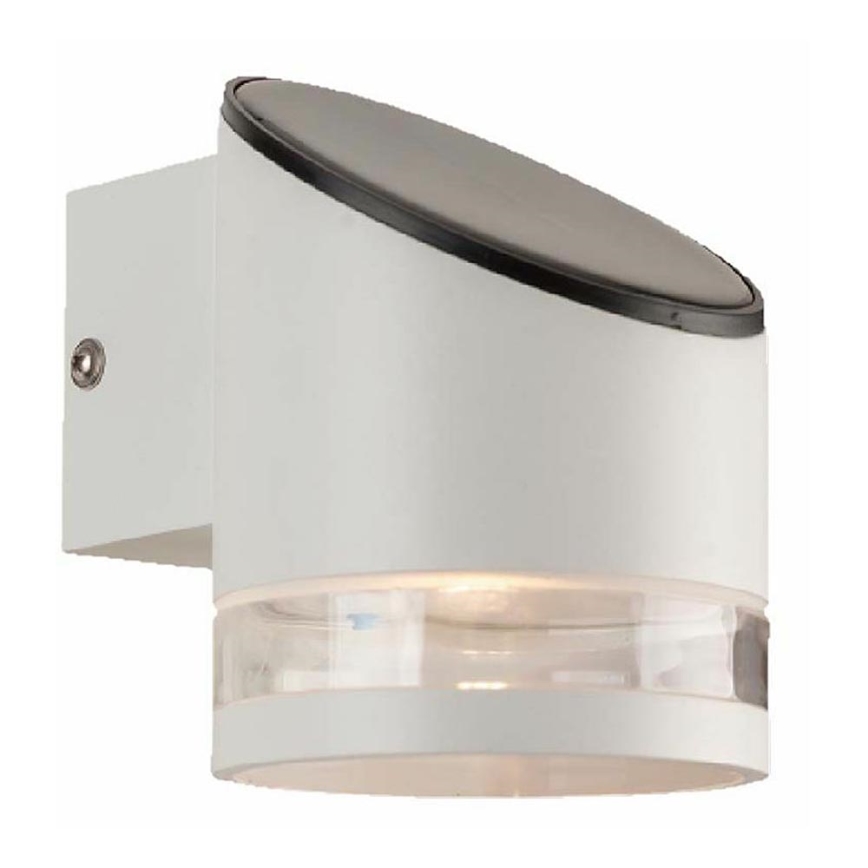 LED Solárne nástenné svietidlo so senzorom LED/1W/3,7V IP54 3000K 1200 mAh biela