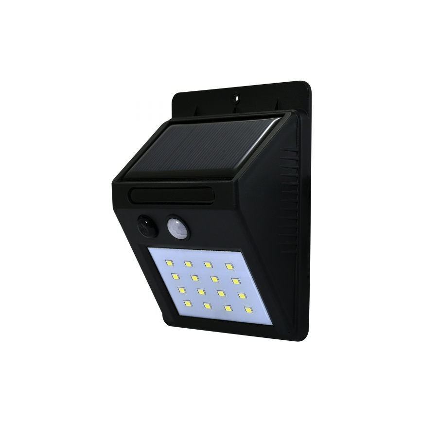 LED Solárne nástenné svietidlo so senzorom LED/2,2W/3,7V 2200 mAh IP44