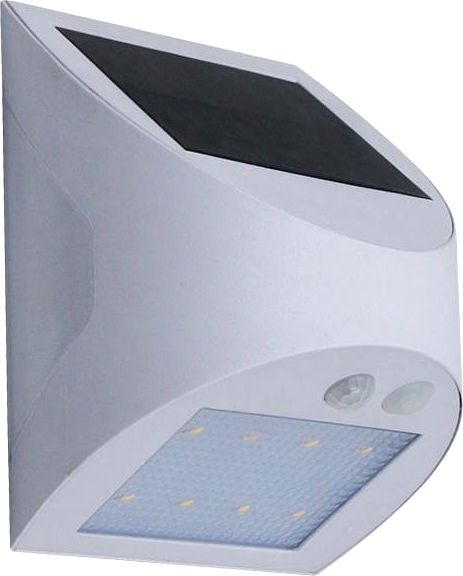 LED solárne nástenné svietidlo so senzorom LED/3W/3,7V 3000/4000K 1200 mAh IP54 biele
