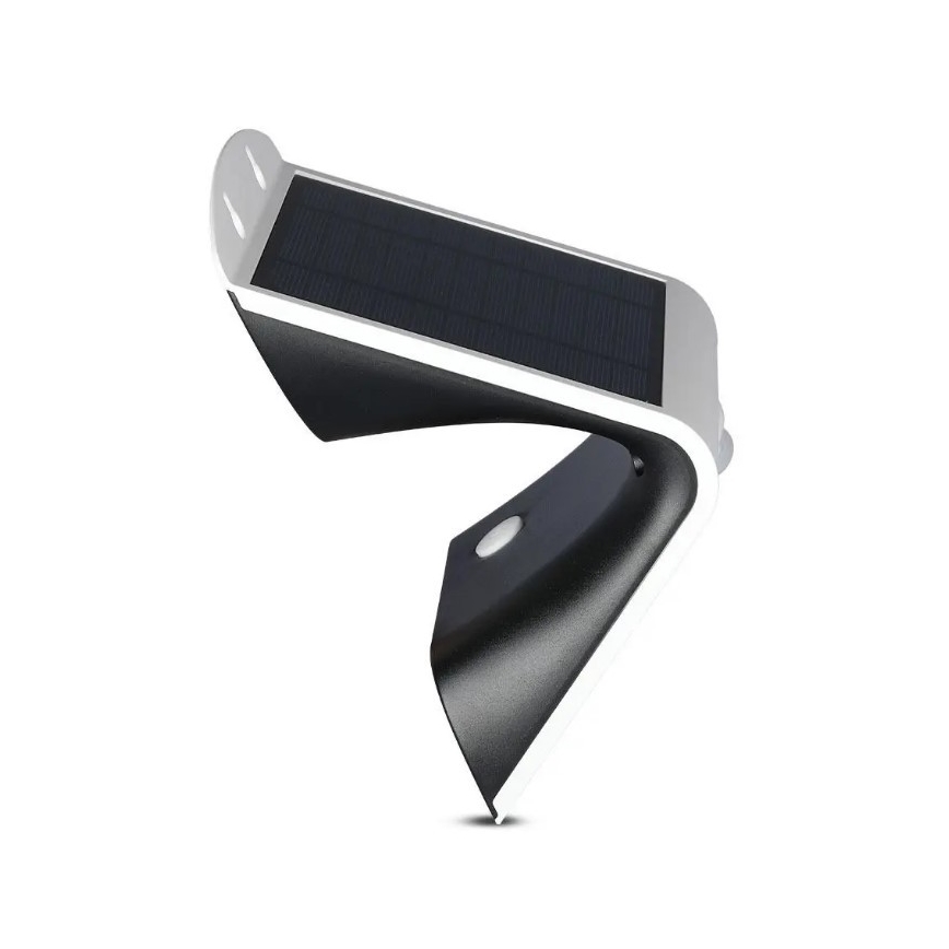 LED Solárne nástenné svietidlo so senzorom LED/3W/3,7V 3000/4000K IP65 biela