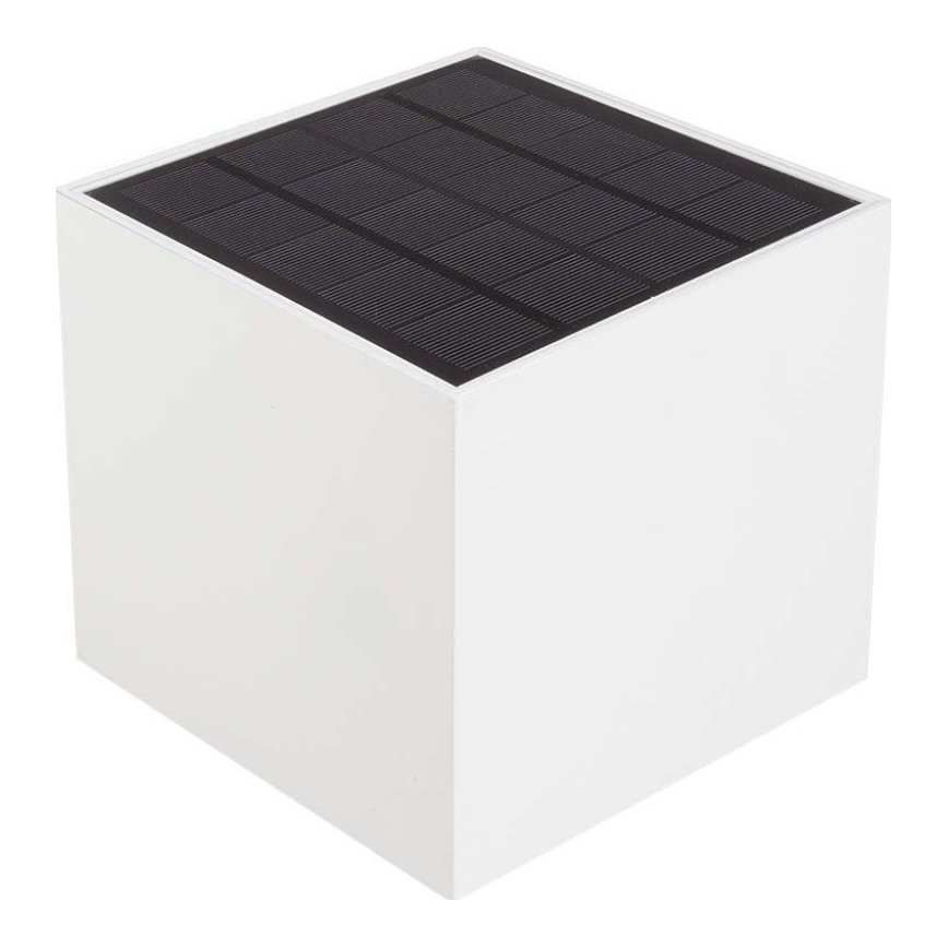 LED Solárne nástenné svietidlo so senzorom LED/3W/3,7V IP65 4000K biela