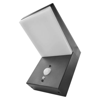 LED solárne nástenné svietidlo so senzorom LED/4,4W/3,7V 2200 mAh IP44