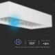 LED Solárne nástenné svietidlo so senzorom LED/6W/3,7V IP65 4000K biela