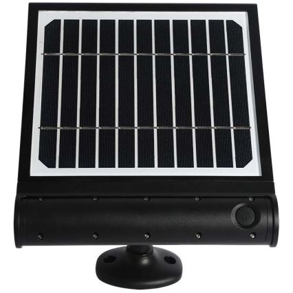 LED Solárne nástenné svietidlo so senzorom LED/8W/3,7V IP65 3000K 4000 mAh