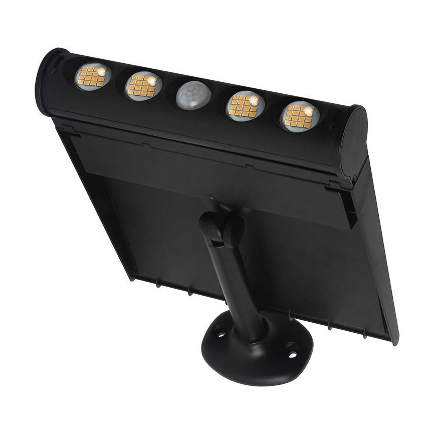 LED Solárne nástenné svietidlo so senzorom LED/8W/3,7V IP65 3000K 4000 mAh