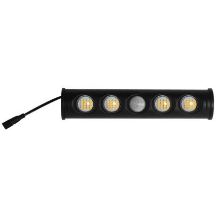 LED Solárne nástenné svietidlo so senzorom LED/8W/3,7V IP65 4000K 4000 mAh