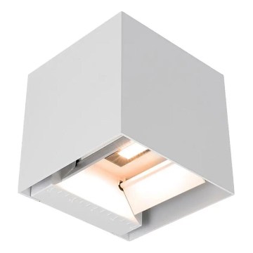 LED Solárne nástenné svietidlo so senzorom LED/9W/3,7V 3000/4000/5000K IP65 2600 mAh biele