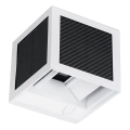 LED solárne nástenné svietidlo so senzorom LED/9W/3,7V 3000/4000/6000K IP65 2600 mAh biela
