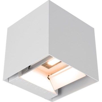 LED solárne nástenné svietidlo so senzorom LED/9W/5V 3000/4000/5000K IP65 2600 mAh biela