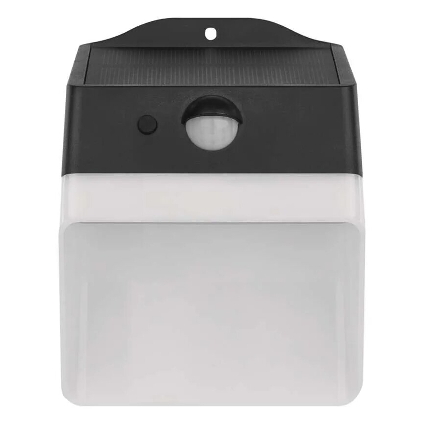 LED Solárne nástenné svietidlo so senzorom LUMI LED/3,7W IP65 čierna