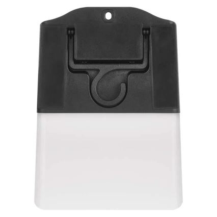 LED Solárne nástenné svietidlo so senzorom LUMI LED/3,7W IP65 čierna